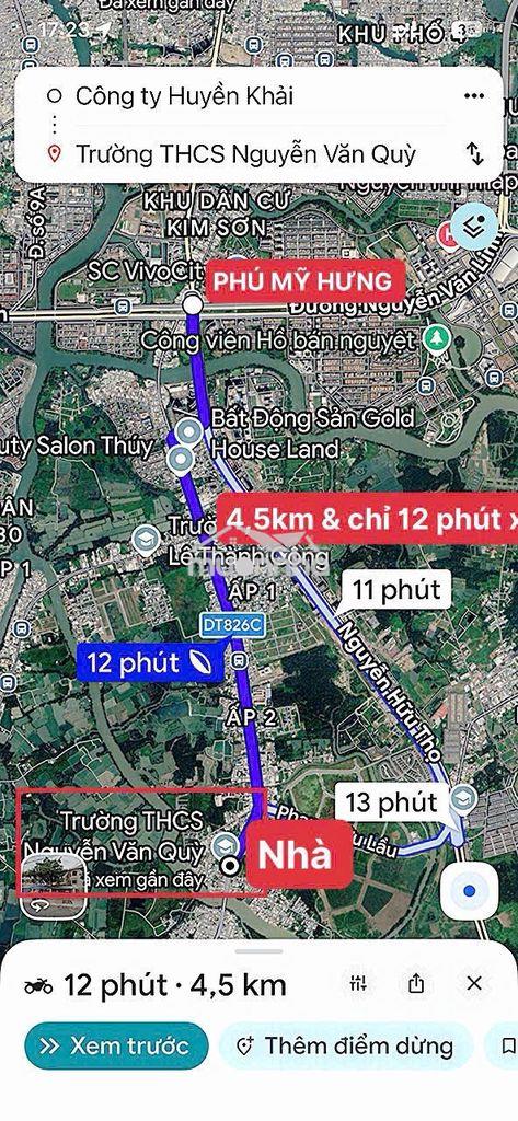 Nhà xe ô tô nhựa 7m - lê văn lương - phước kiển - nhà bè . - Ảnh 2