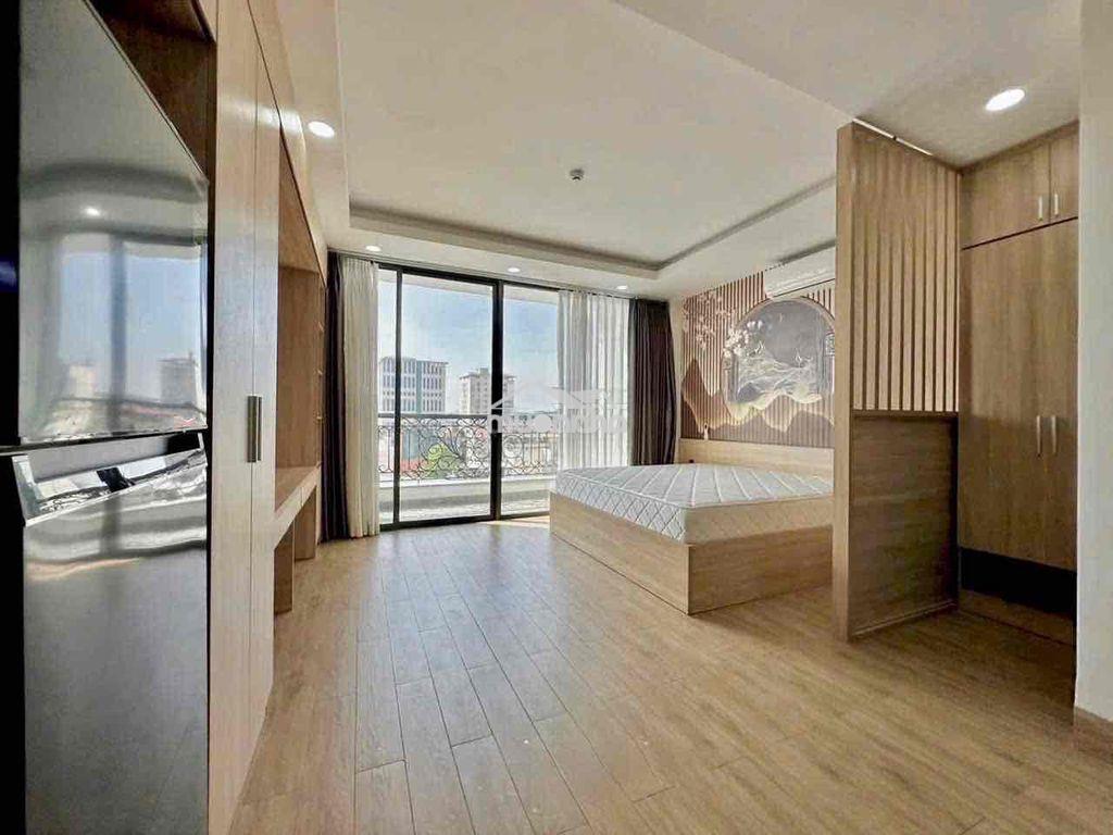 Căn hộ ban công view xịn xò - 1 phòng ngủ - gần công viên làng hoa - Ảnh 4