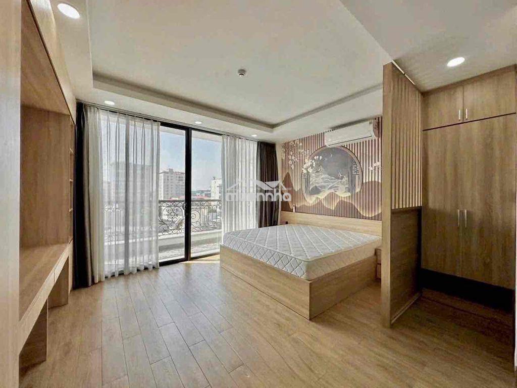 Căn hộ ban công view xịn xò - 1 phòng ngủ - gần công viên làng hoa - Ảnh 2