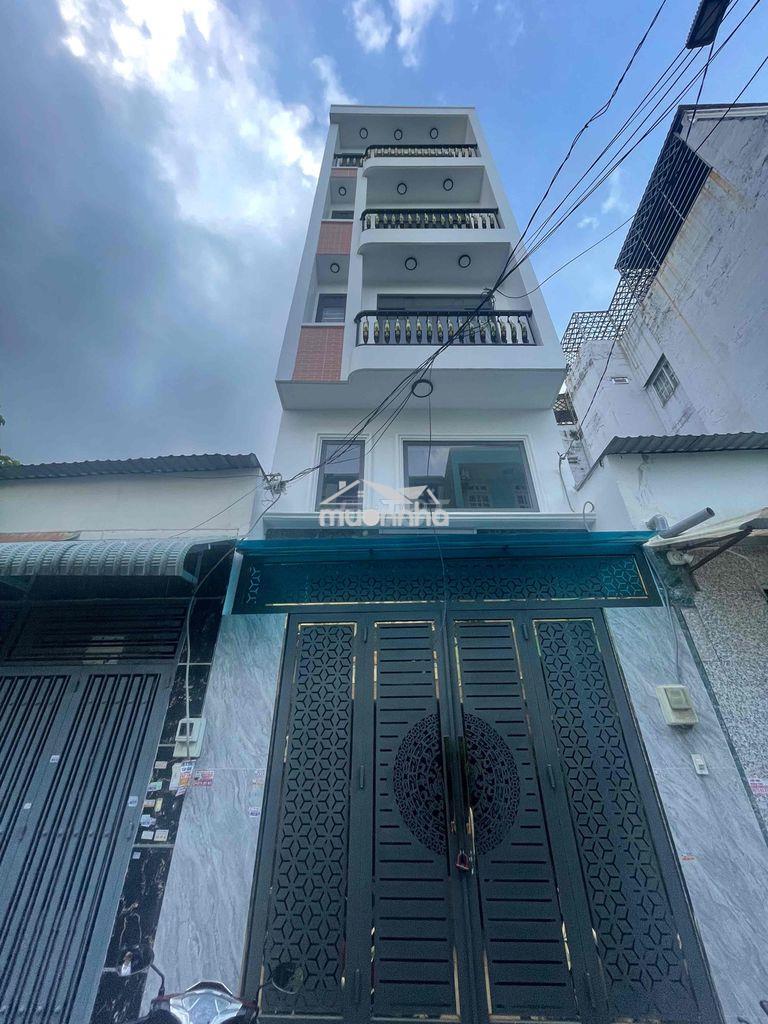 Nhà mới xây hương lộ 2, 4.5 lầu 4x17m full nội thất hẻm xe hơi. 6.3 ty