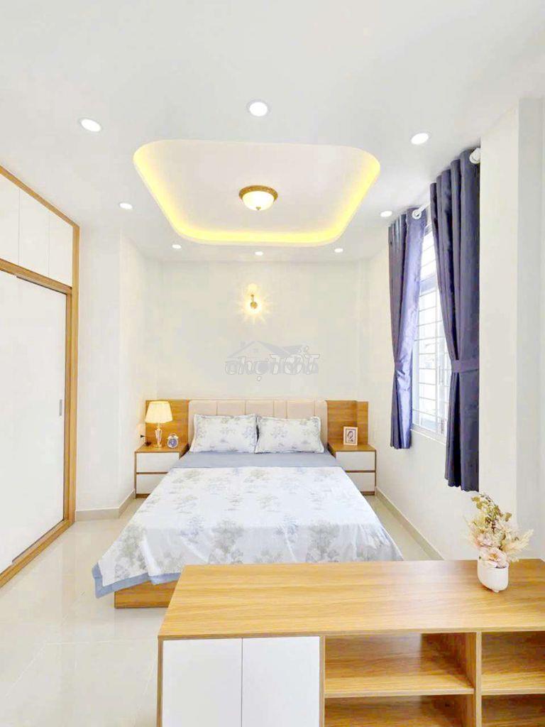 Nhà bán hẻm 3,5m phan văn trị gần mặt tiền 5 tầng đầy đủ nội thất  - Ảnh 2
