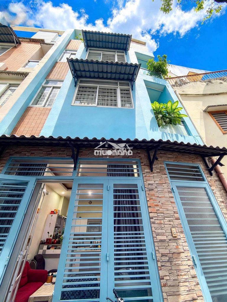 Bán nhà lê văn sỹ phú nhuận 37m2 4 tầng 2pn gần chợ trần hữu trang