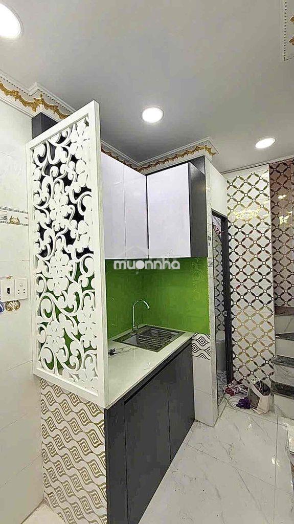 Nhà mới nhỏ xinh, nở hậu đẹp, 1/sẹc, ko qh - rạch bùng binh - 9m2, 3tầ - Ảnh 2