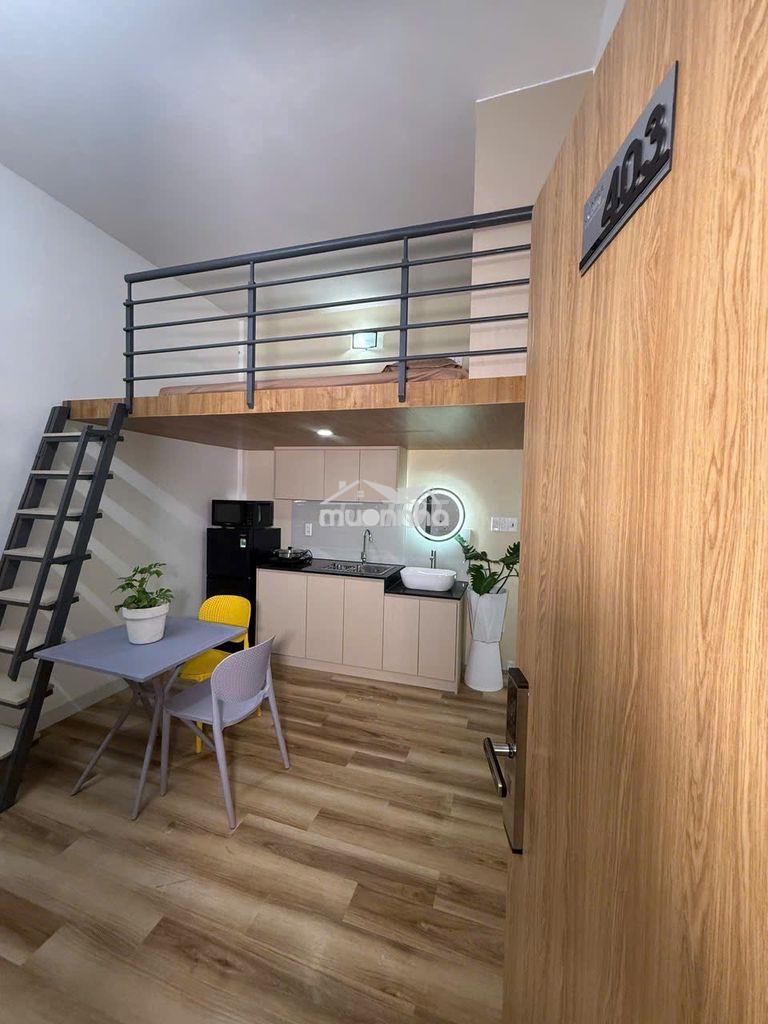 Cho thuê căn hộ dịch vụ có gác xép