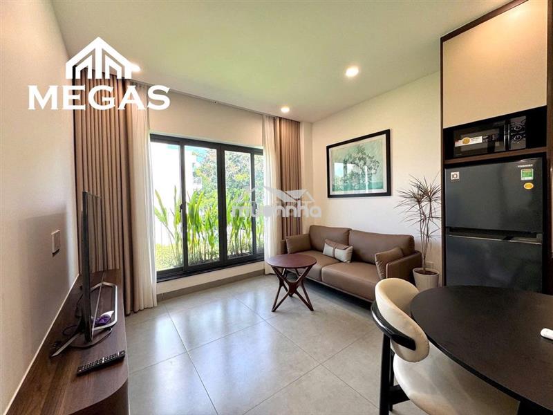 Một phòng ngủ tách bếp  ban công riêng gần lakeview, globalcity