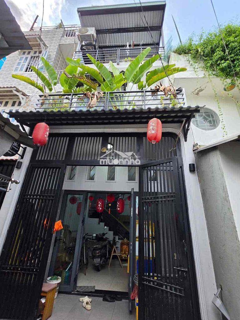 Nhà lầu 3 tầng sát mặt tiền dương bá trạc p1 q8