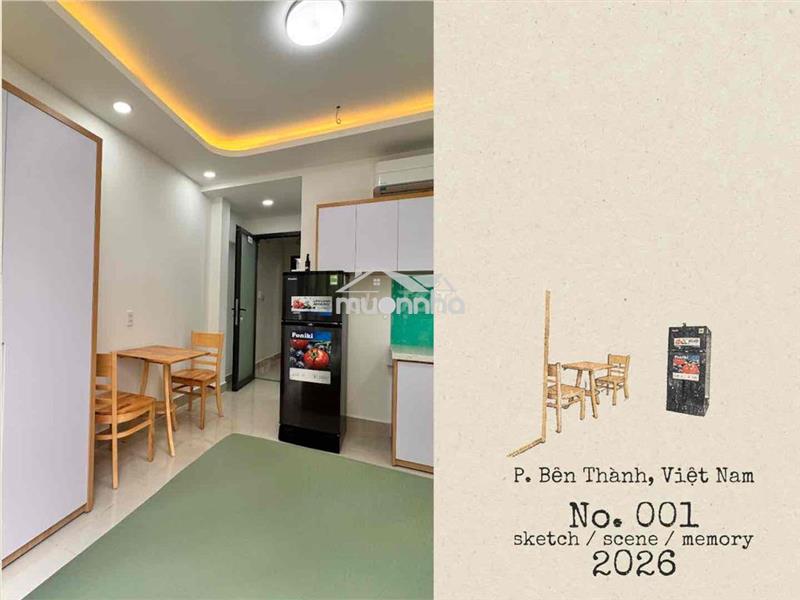 🥰102 cống quỳnh, quận 1 - căn hộ studio mới xây, sạch sẽ, ấm áp, chinh