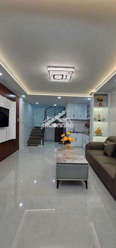 Dt: 3,7x8m nh 3,9m - nhà mới đẹp 2pn, 2wc - chỉ 3.75 tỷ bớt lộc - Ảnh 2